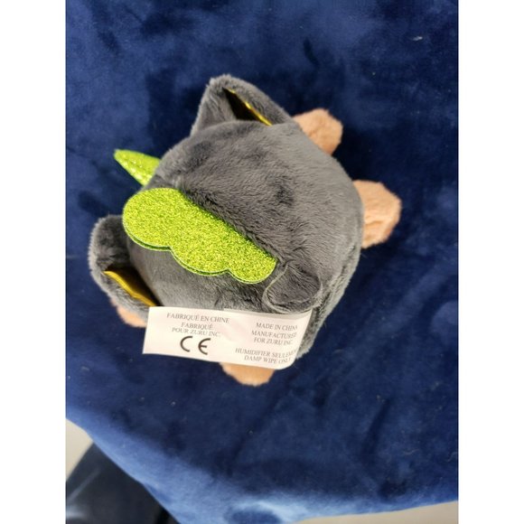 Zuru Rainbocorns Black Plush Puppy Dog Green Heart Stuffed Animal 5 inch - Picture 3 of 8